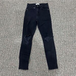 NEUW Black Skinny Distressed Jeans Size 27 Women’s